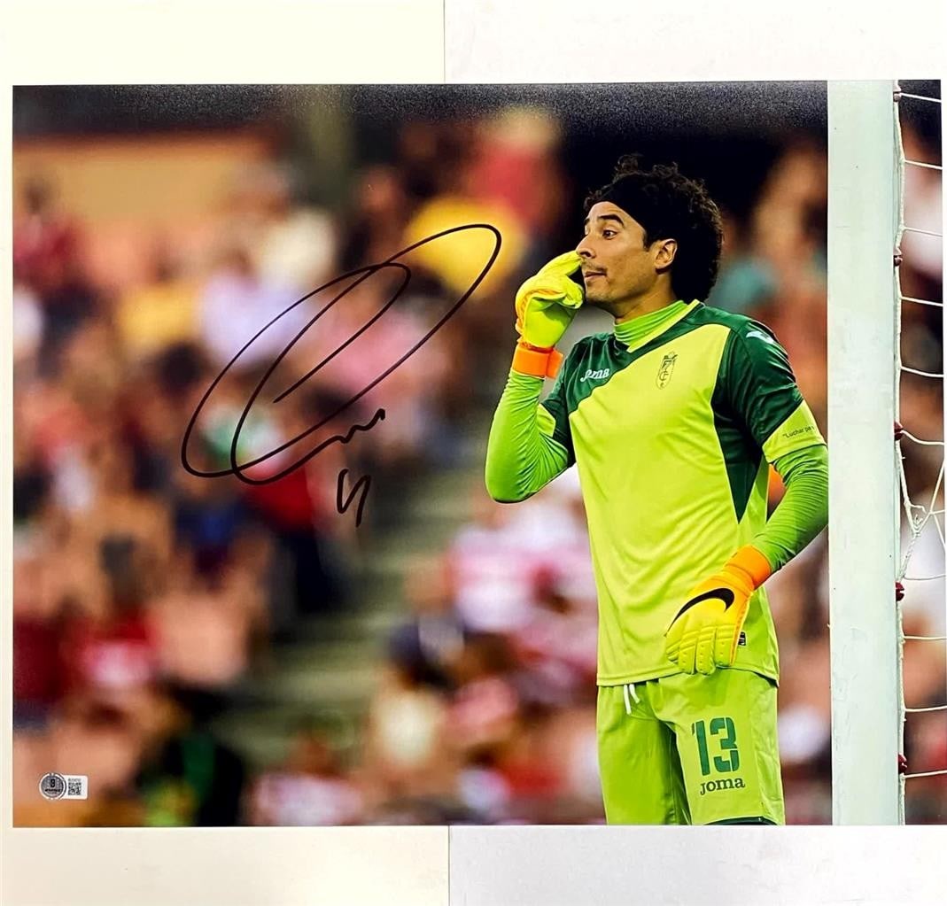Guillermo Ochoa Autographed Mexico Soccer 16x20 Photograph Beckett Authenticated (1 of 3)