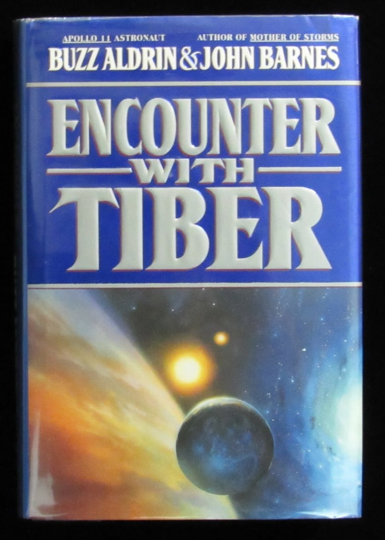 Buzz Aldrin Autographed Encounter with Tiber Book PSA/DNA Certified (1 of 6)