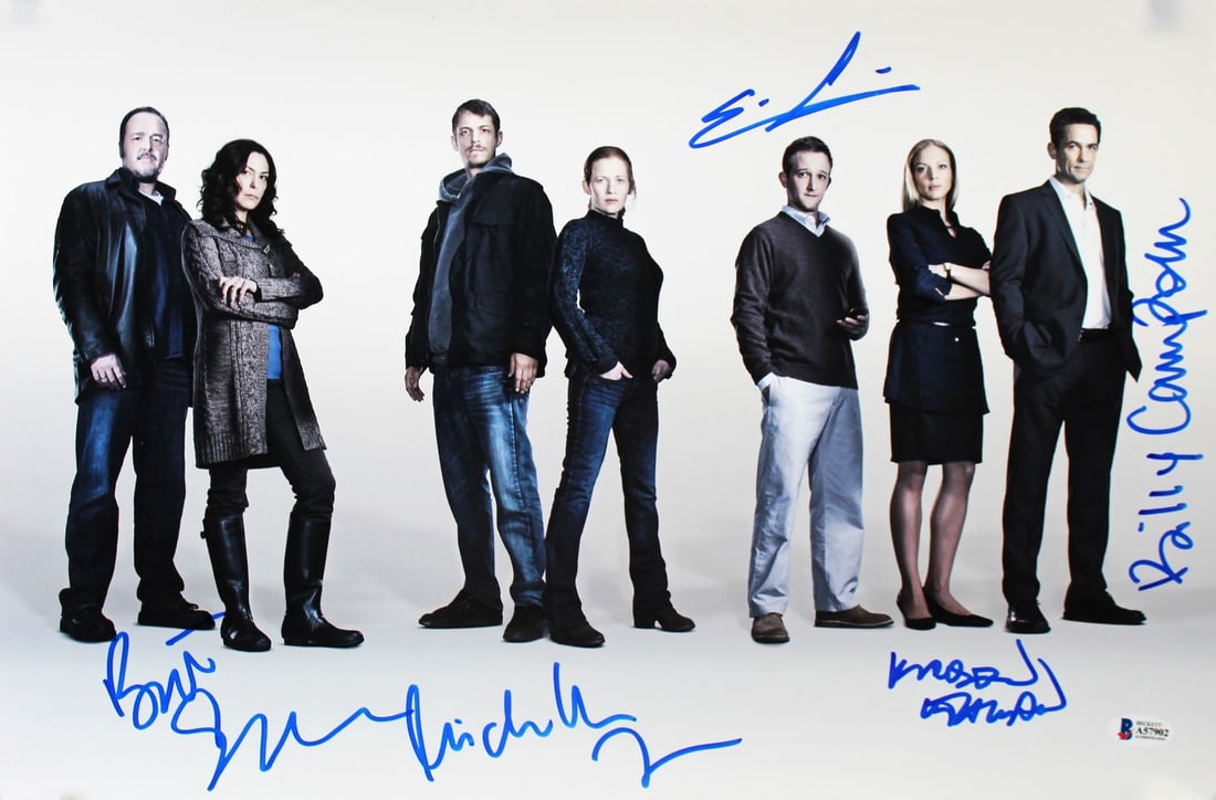 The Killing Signed 12x18 Photo by Sexton Forbes Ladin Lehman Campbell Beckett COA (1 of 7)