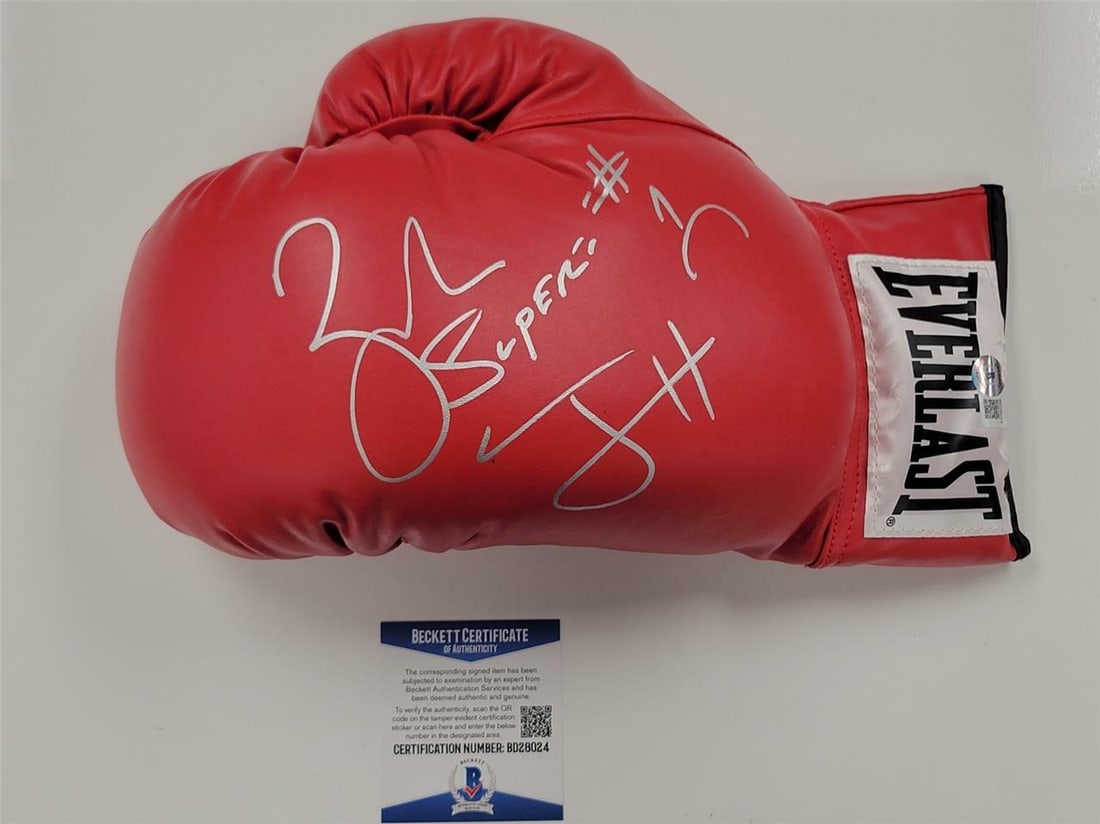 Everlast Boxing Glove Signed by Zab Super Judah Beckett BAS Authenticated (1 of 2)