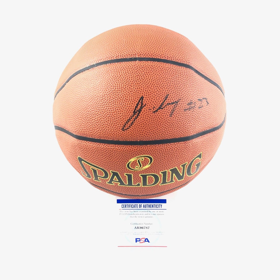 Autographed Spalding Basketball by Jaden Ivey with PSA DNA Authentication: Autographed Spalding Basketball by Jaden Ivey with PSA DNA Authentication This is a Spalding basketball autographed by Jaden Ivey of the Detroit Pistons. The signature has been authenticated by PSA/DN