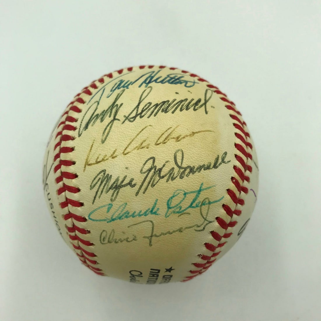 Baseball Signed by 20 Phillies Legends with JSA COA Including Ashburn and Roberts (1 of 7)