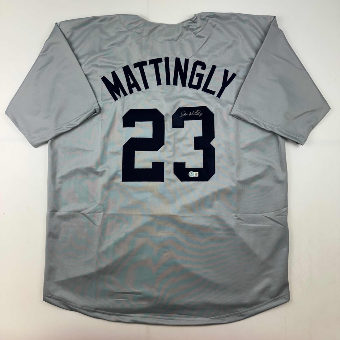 Don Mattingly Signed New York Yankees Grey Jersey JSA Authenticated (1 of 4)