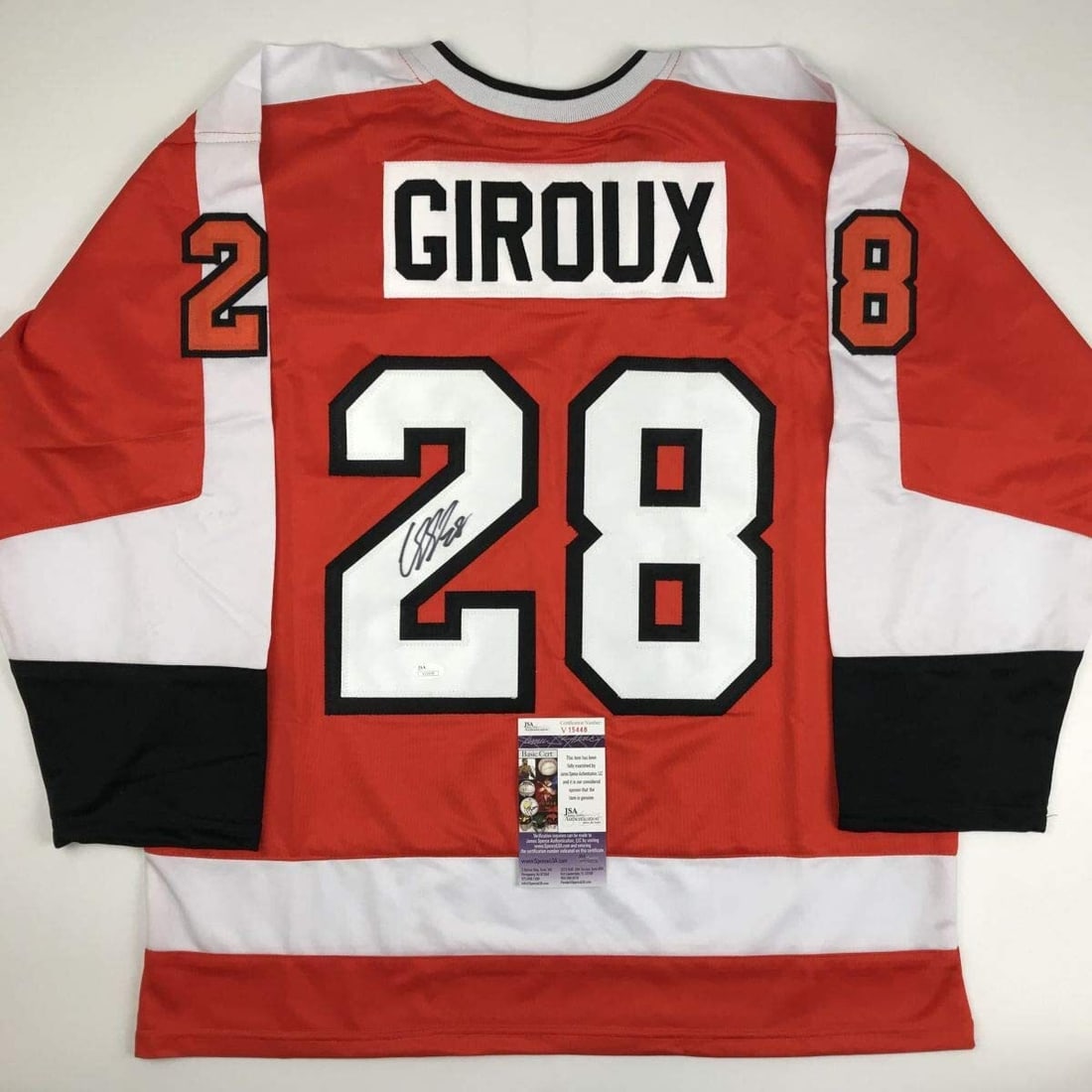 Claude Giroux Autographed Philadelphia Flyers Jersey JSA Certified (1 of 4)