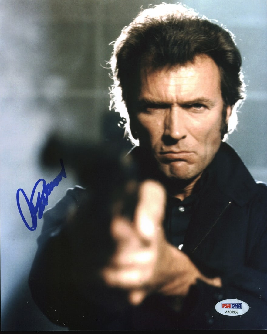 Clint Eastwood Dirty Harry signed 8x10 PSA DNA photo (1 of 5)