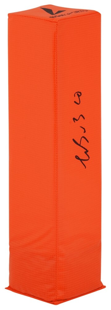 Signed Chicago Bears Orange Endzone Pylon by Luther Burden III with COA (1 of 1)