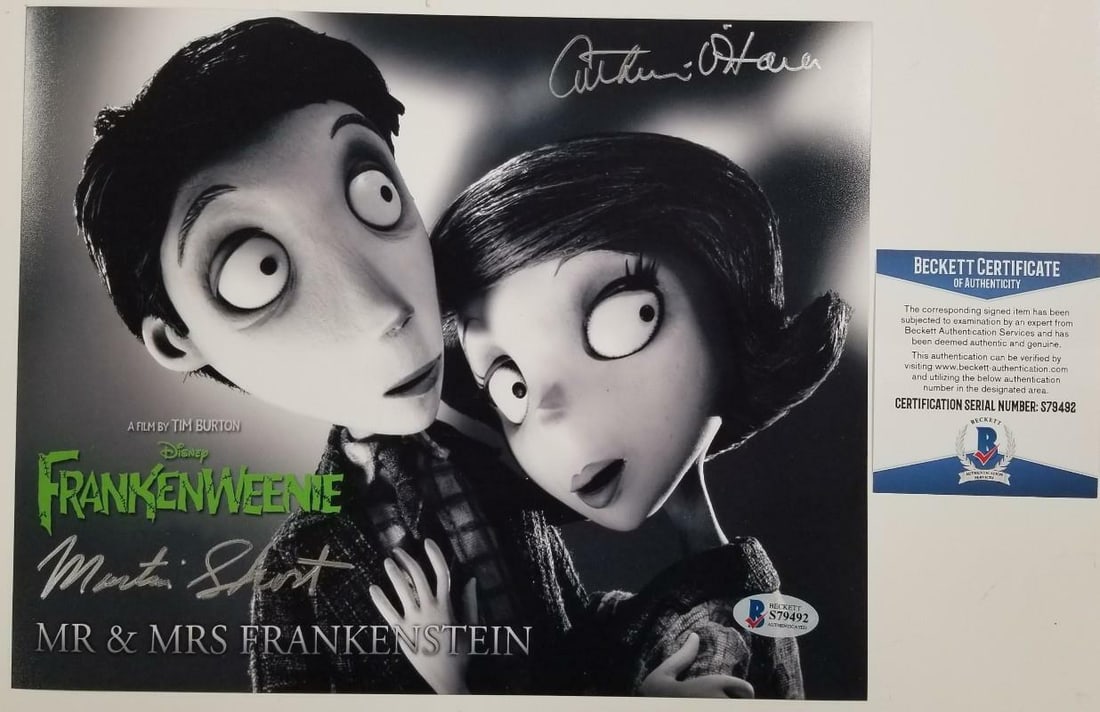Frankenweenie 8x10 Photograph Signed by Martin Short and Catherine O'Hara BAS COA (1 of 1)