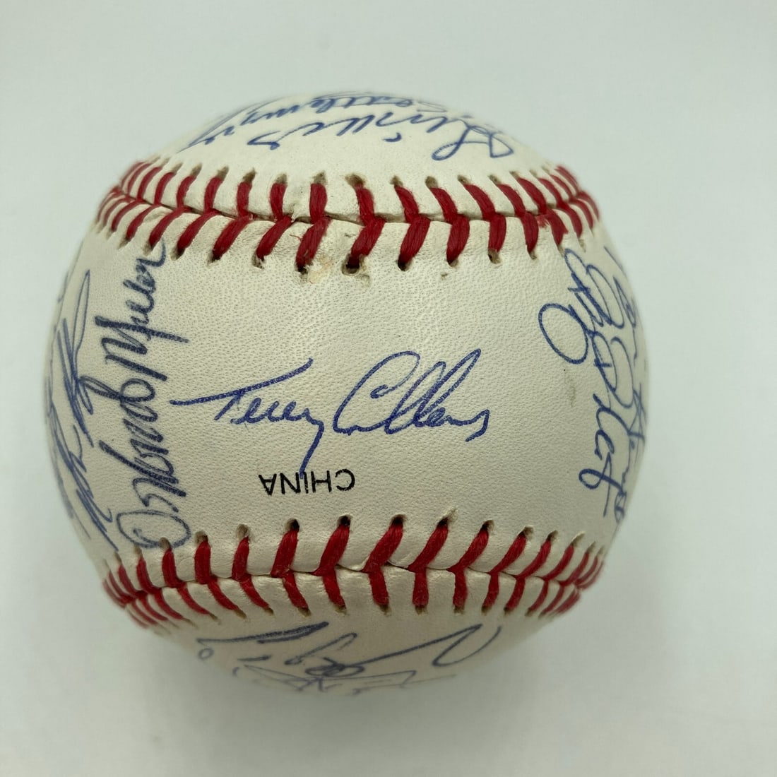 1996 Houston Astros Team Signed Baseball Jeff Bagwell Craig Biggio Fanatics Authenticated (1 of 9)
