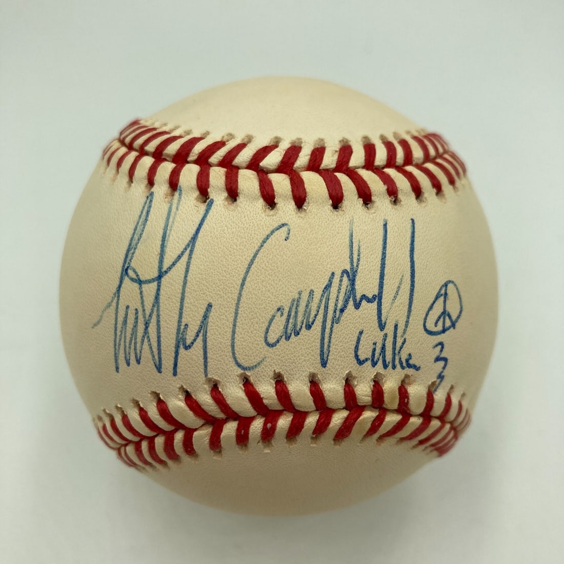 Luther Campbell Uncle Luke Signed Baseball with JSA COA: Luther Campbell Uncle Luke Signed Baseball with JSA COA This is an original National League baseball signed by Luther Campbell, also known as Uncle Luke. The autograph is authenticated by James Spence