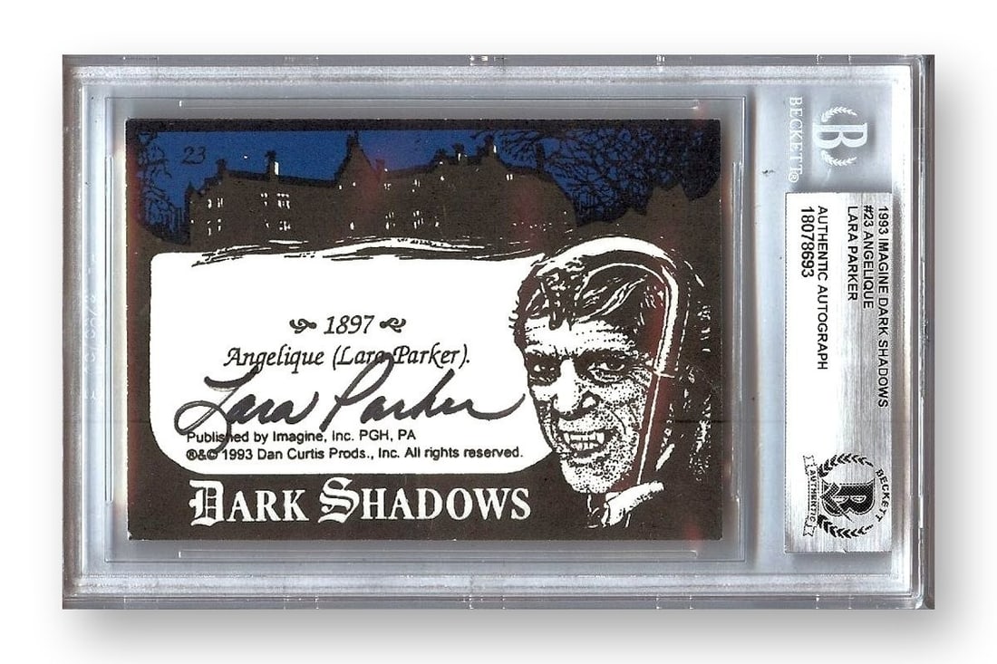Dark Shadows Trading Card Signed by Lara Parker Beckett Authenticated (1 of 2)