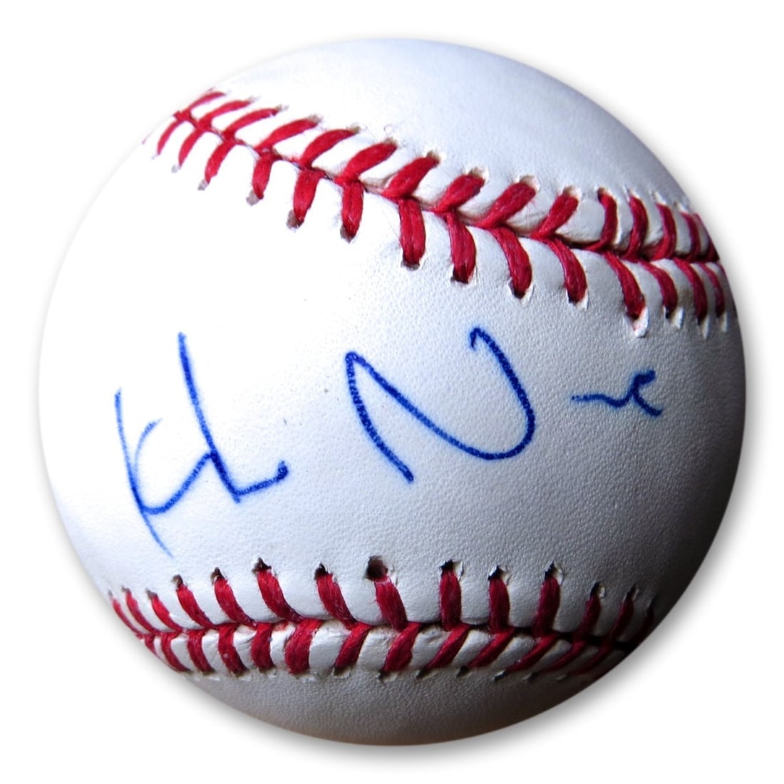 Hideo Nomo Autographed MLB Baseball Dodgers PSA/DNA Authentic: Hideo Nomo Autographed MLB Baseball Dodgers PSA/DNA Authentic This is an authentic Hideo Nomo signed MLB baseball, featuring his autograph verified by Professional Sports Authenticator (PSA/DNA). The 