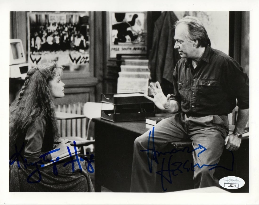 Howard Hesseman Khrystyne Haje Autographed 8X10 Photo JSA Certified: Howard Hesseman Khrystyne Haje Autographed 8X10 Photo JSA Certified This is an original 8x10 photograph featuring the signatures of Howard Hesseman and Khrystyne Haje, both renowned for their roles in