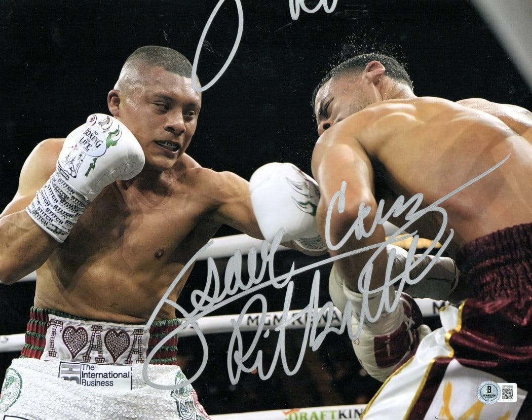 Isaac Cruz Autographed 11x14 Photo Inscribed Pitbull Beckett Authenticated (1 of 2)