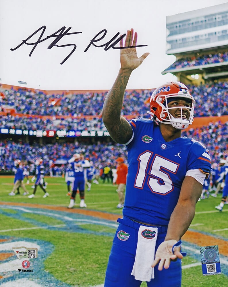 Anthony Richardson Signed Florida Gators Gator Chomp 8x10 Photo with Fanatics COA (1 of 1)