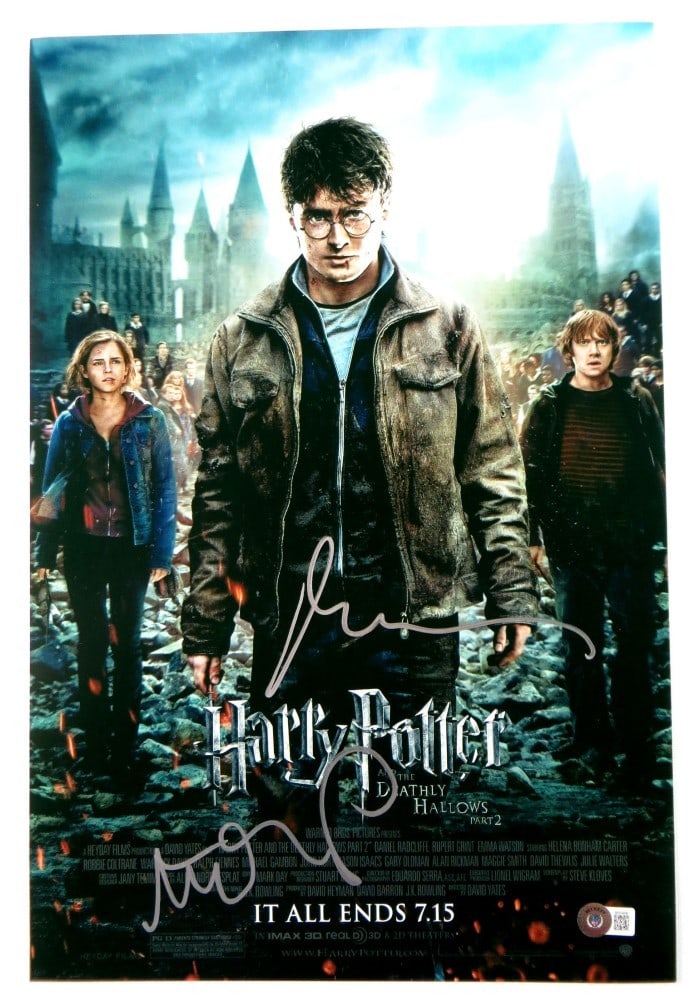 12x18 Harry Potter Photo Signed by Gary Oldman Alexandre Desplat Beckett Authenticated (1 of 3)
