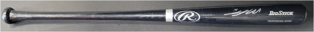 Miguel Tejada Signed Baseball Bat Orioles Authenticated by GAI: Miguel Tejada Signed Baseball Bat Orioles Authenticated by GAI This original Miguel Tejada autographed baseball bat is a must-have for any Baltimore Orioles fan. The bat features the signature of Migu