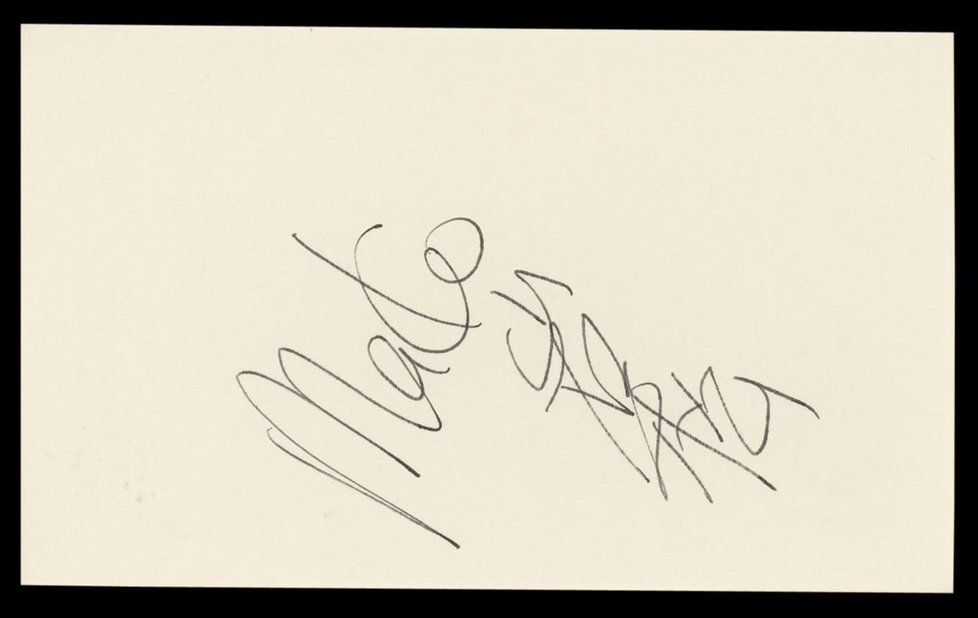 Mako Signed 3x5 Index Card Conan the Barbarian Beckett Authenticated: Mako Signed 3x5 Index Card Conan the Barbarian Beckett Authenticated This is an authentic 3x5 index card personally signed by Mako, known for his role in Conan the Barbarian. The autograph has been au
