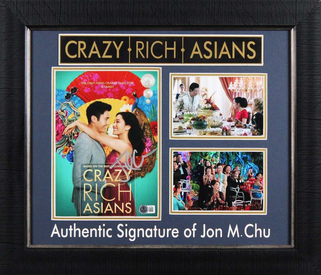 Jon M. Chu Signed Crazy Rich Asians 8x10 Framed Photo BAS #BS78086 (1 of 2)