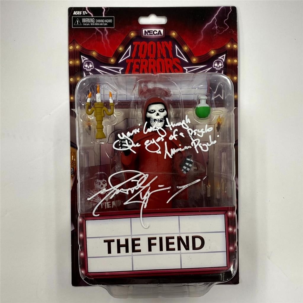 JSA authenticated Michael Graves signed Misfits Fiend figure (1 of 8)