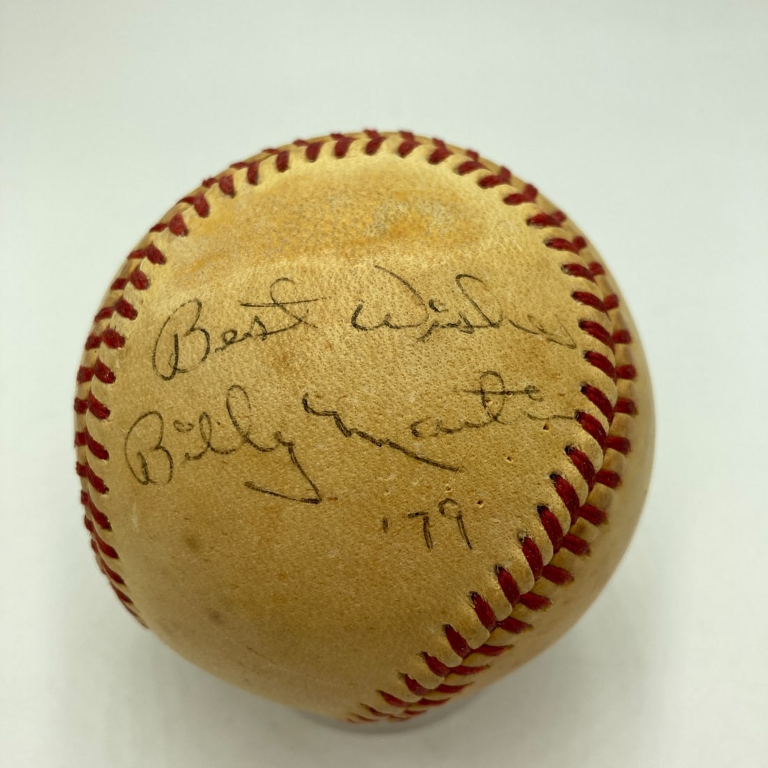 1979 Baseball Autographed by Billy Martin with JSA Authentication (1 of 6)