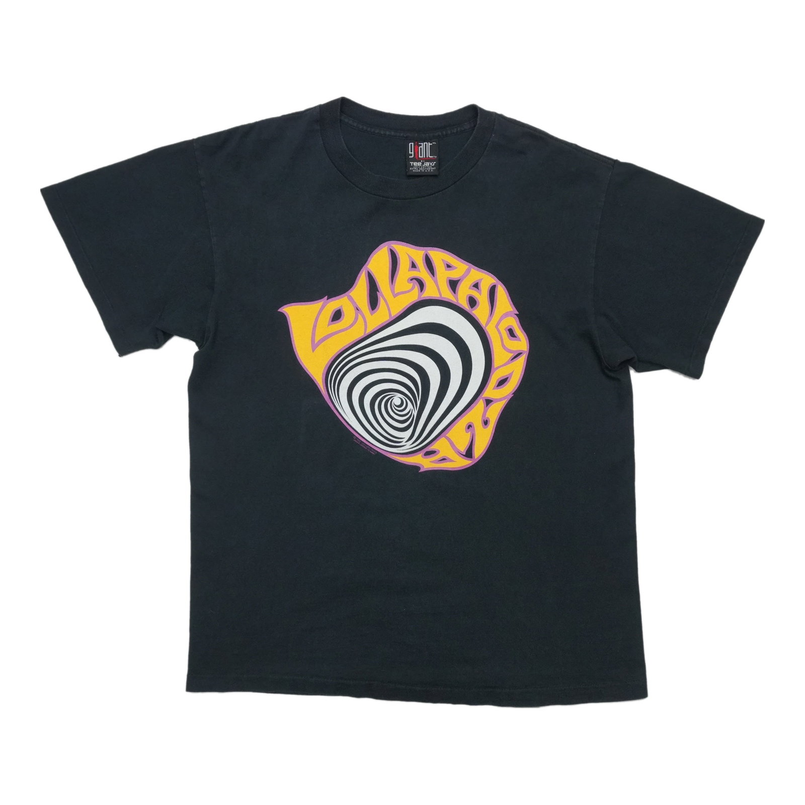 Vintage 1992 Lollapalooza Black Cotton Shirt XL: Vintage 1992 Lollapalooza Black Cotton Shirt XL This is an original vintage 1992 Lollapalooza concert shirt featuring front and back graphics. The shirt is made from 100% cotton in black and is not a 