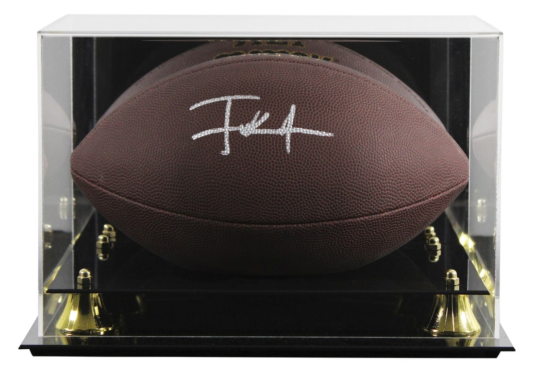 Wilson Super Grip Football Signed by Frank Gore with Display Case Beckett Witnessed: Wilson Super Grip Football Signed by Frank Gore with Display Case Beckett Witnessed This Wilson Super Grip football has been personally signed by Frank Gore of the San Francisco 49ers. The item includ