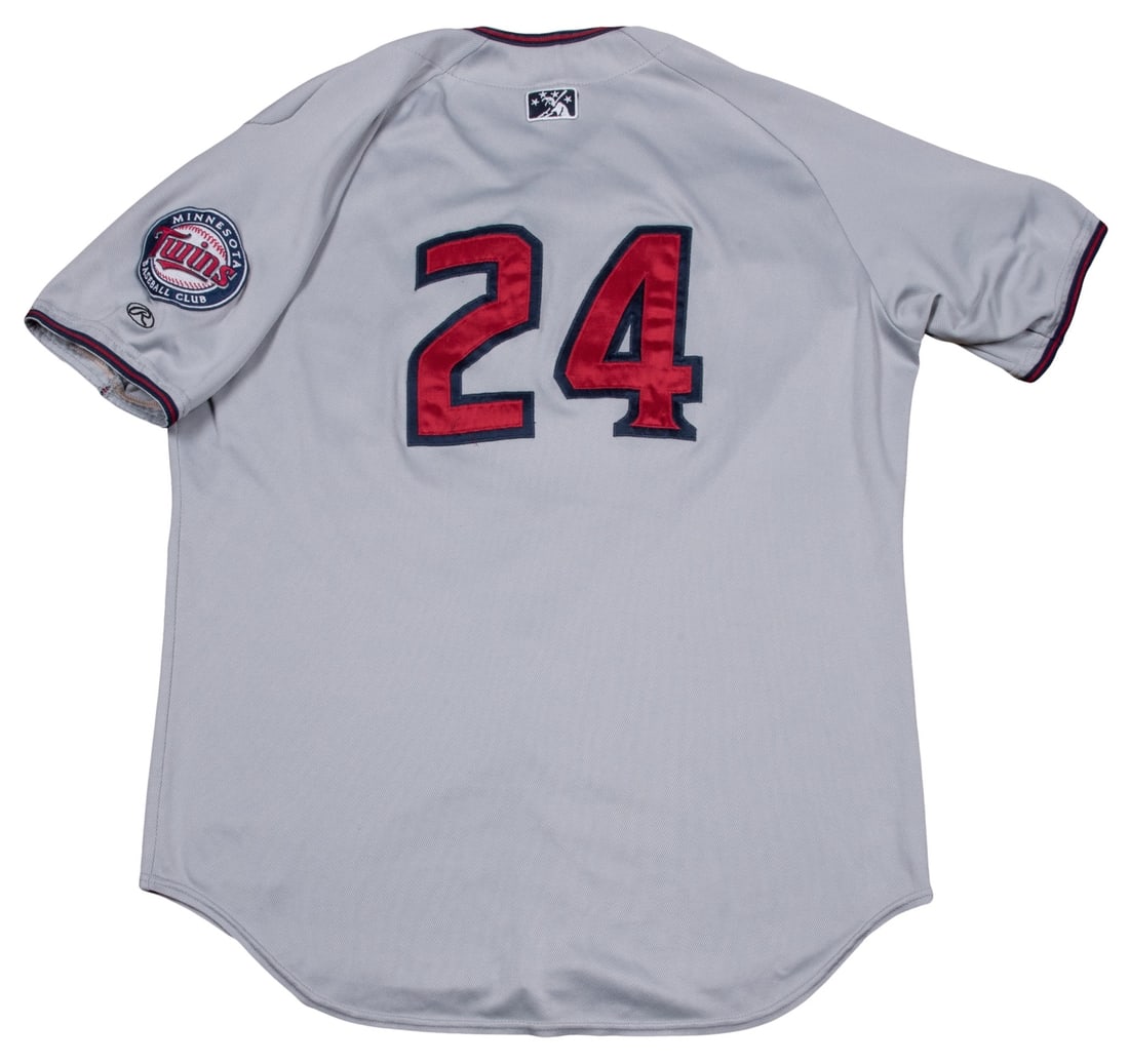 2013 Miguel Sano Game Used Fort Myers Miracles Jersey with COA: 2013 Miguel Sano Game Used Fort Myers Miracles Jersey with COA This authentic Fort Myers Miracles jersey was worn by Minnesota Twins designated hitter Miguel Sano during the 2013 MiLB season. Sano sho