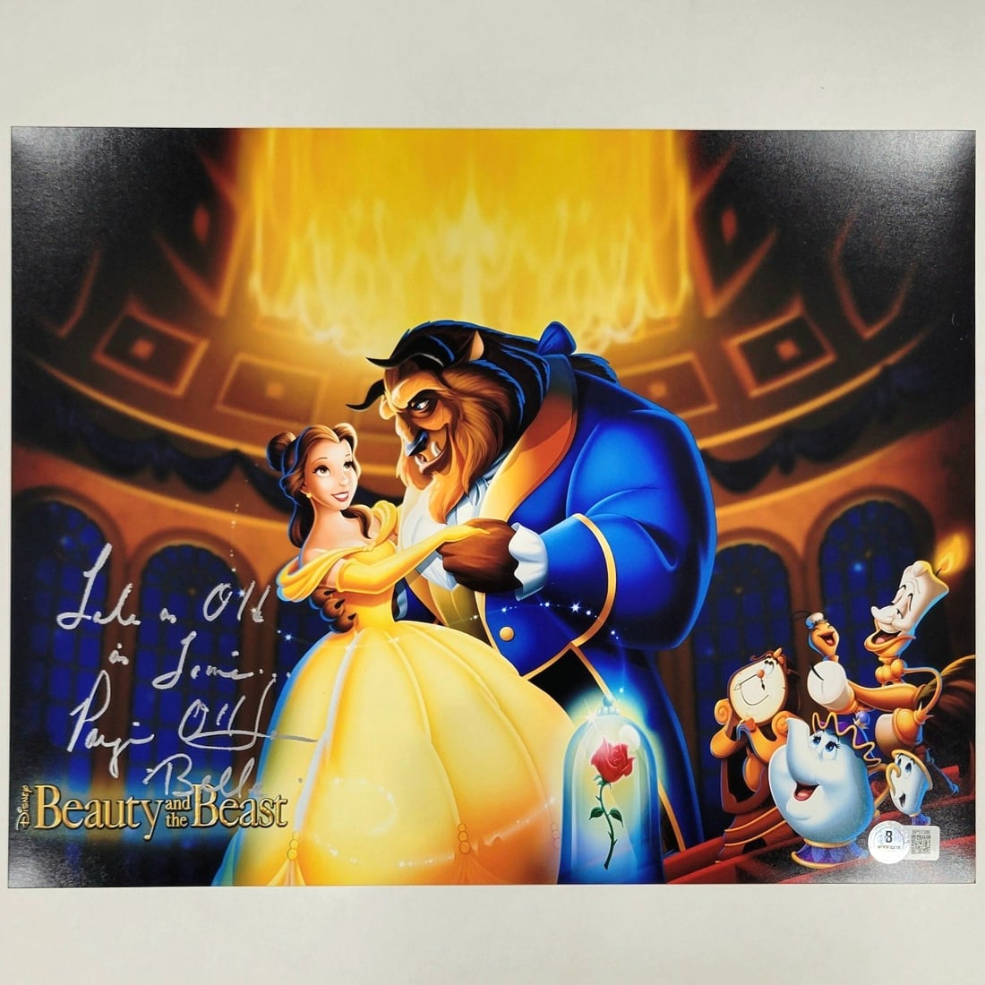 Paige O'Hara Signed 11x14 Belle Photo Beauty and the Beast Beckett Authenticated: Paige O'Hara Signed 11x14 Belle Photo Beauty and the Beast Beckett Authenticated This stunning 11x14 photograph features Paige O'Hara's signature, capturing the essence of her iconic role as Belle in 