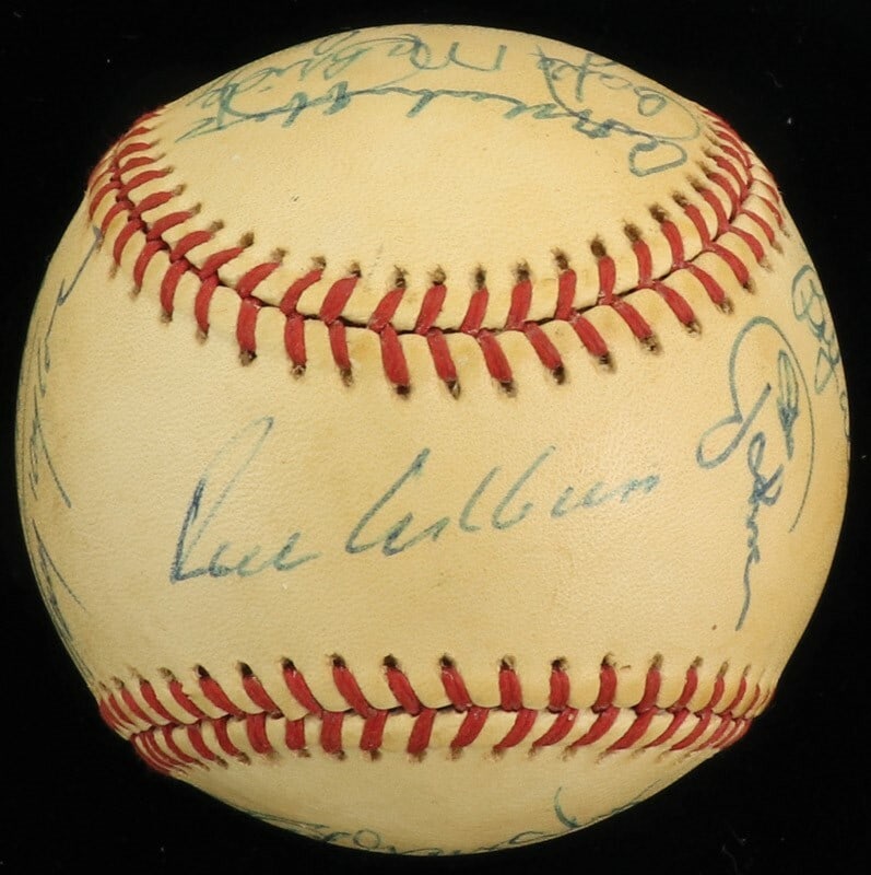 Philadelphia Phillies Multi Signed Baseball 26 Signatures Richie Ashburn PSA DNA COA: Philadelphia Phillies Multi Signed Baseball 26 Signatures Richie Ashburn PSA DNA COA This Philadelphia Phillies Legends Multi Signed Baseball features 26 signatures, including that of iconic player Ri