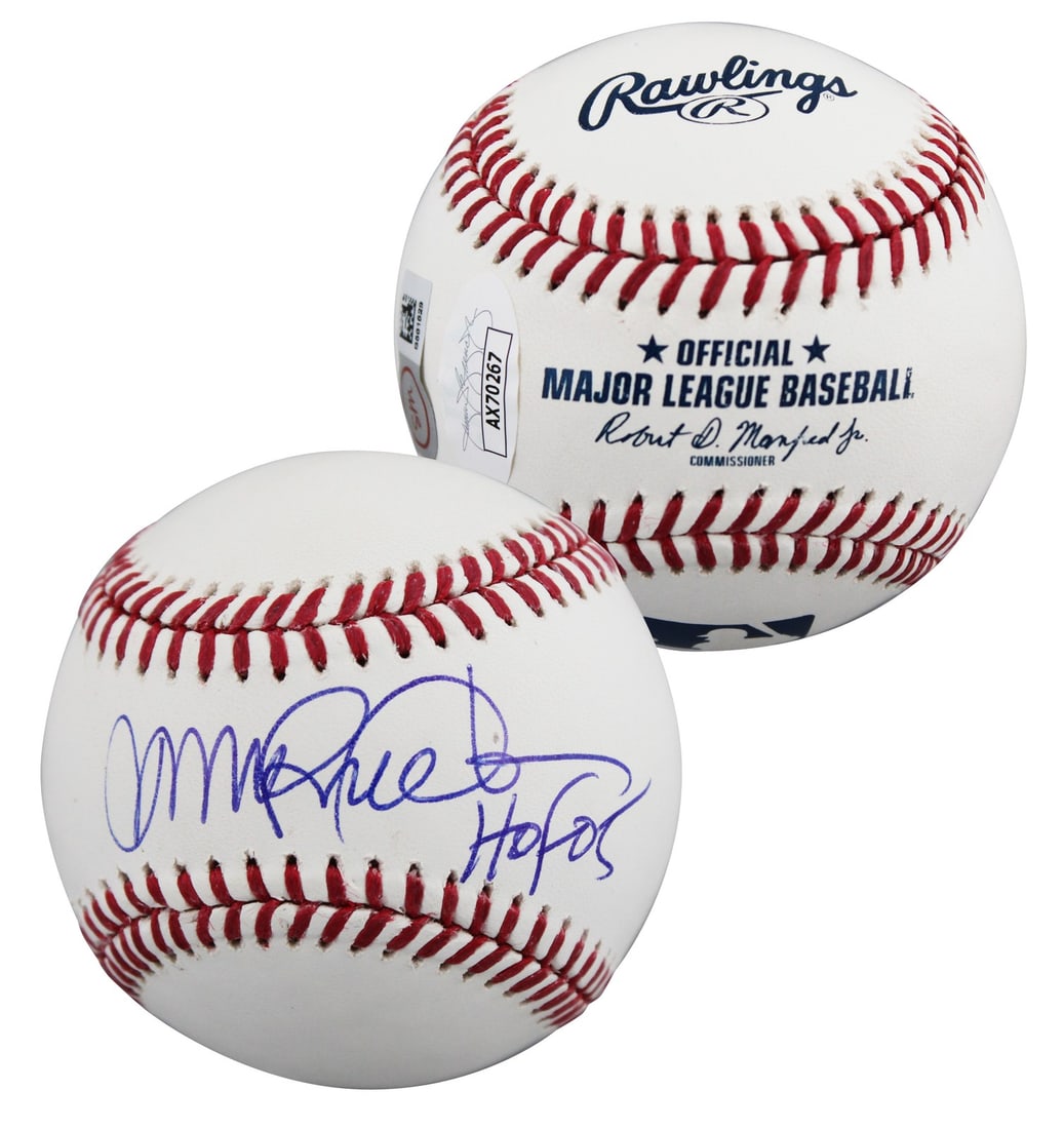 Ryne Sandberg signed Chicago Cubs Manfred baseball HOF 05 JSA (1 of 7)