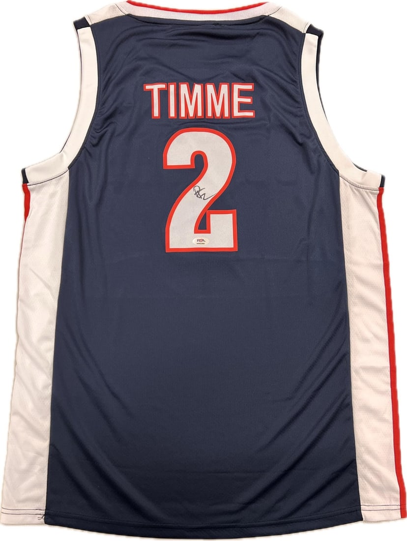 Basketball Jersey Autographed by Drew Timme PSA/DNA Authenticated Gonzaga (1 of 2)