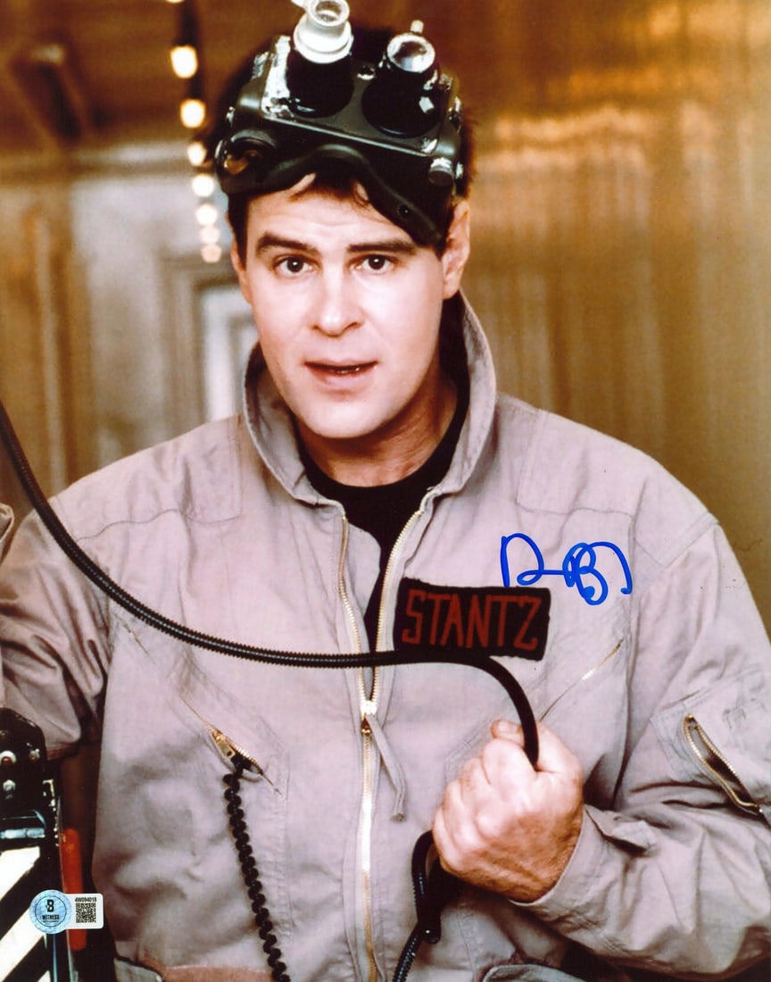 11x14 Vertical Photo Signed by Dan Aykroyd Beckett Witnessed Ghostbusters (1 of 1)