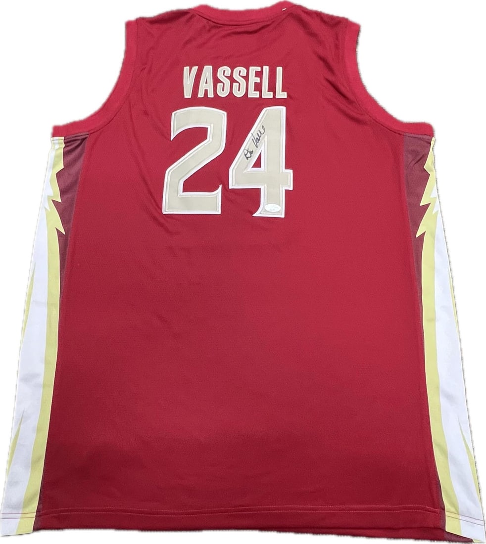 Devin Vassell Autographed Jersey JSA Certified Florida State: Devin Vassell Autographed Jersey JSA Certified Florida State This is an authentic Devin Vassell autographed jersey from his collegiate career at Florida State University. The signature has been verifi