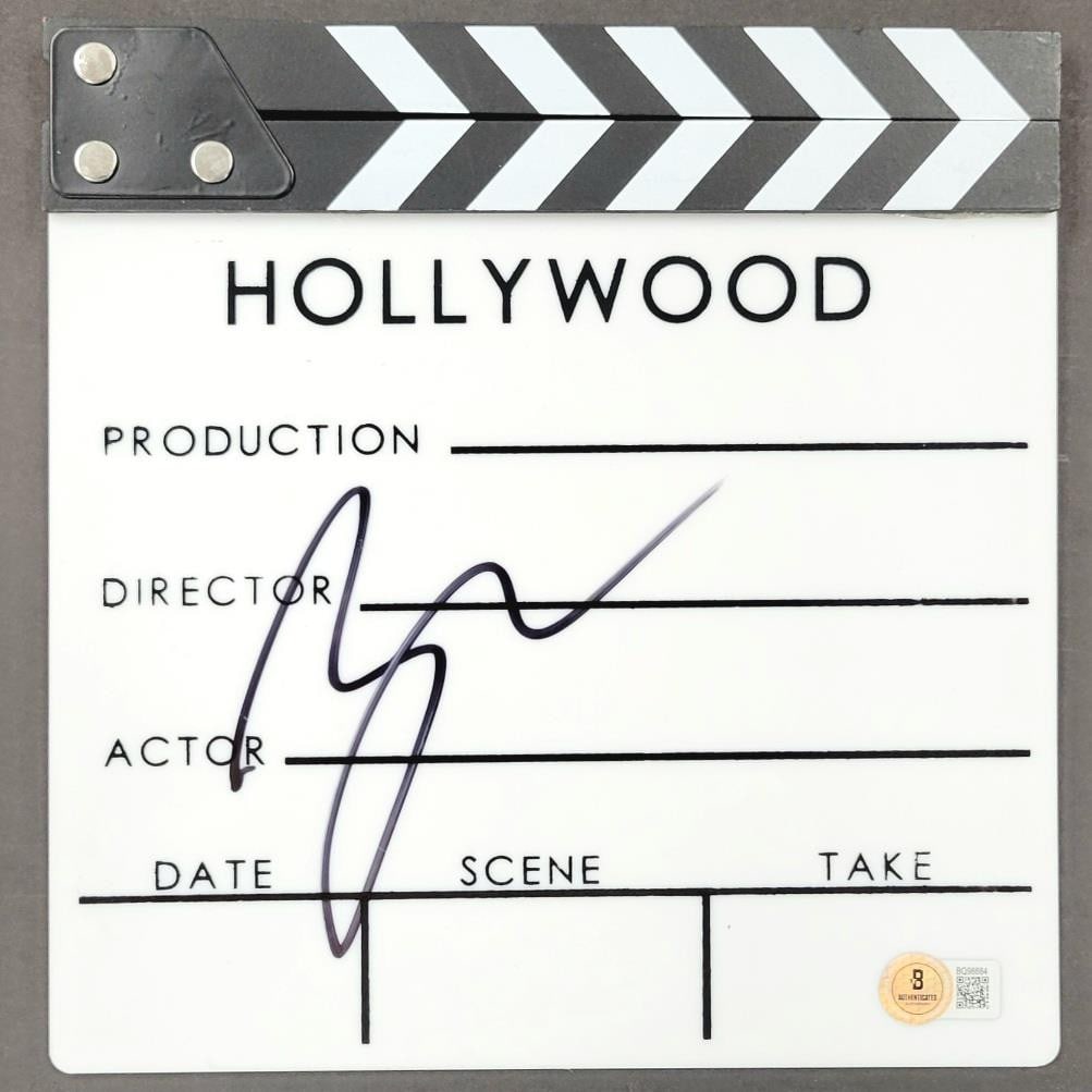 Justice League Movie Clapper Signed by Zack Snyder Beckett Authenticated (1 of 3)
