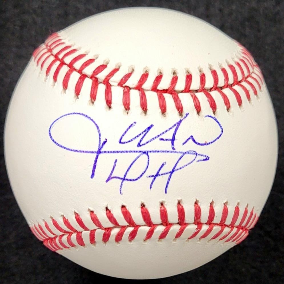 Juan Soto Signed Rawlings MLB Baseball New York Mets JSA COA: Juan Soto Signed Rawlings MLB Baseball New York Mets JSA COA This is an original Rawlings MLB baseball signed by Juan Soto, featuring his autograph authenticated by James Spence Authentication (JSA). 