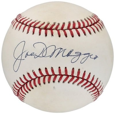 Joe DiMaggio PSA DNA graded signed American League baseball: Joe DiMaggio PSA DNA graded signed American League baseball This Official American League (Budig) baseball features the blue ink signature of Hall of Famer and New York Yankees legend Joe DiMaggio. Th