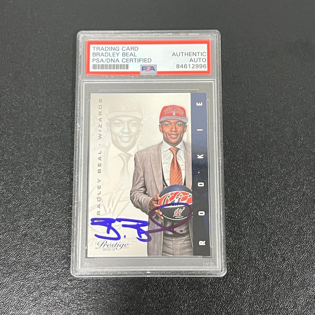 2012-13 Panini Prestige #212 Bradley Beal Autographed Card PSA/DNA: 2012-13 Panini Prestige #212 Bradley Beal Autographed Card PSA/DNA This 2012-13 Panini Prestige #212 card features an authentic autograph of Bradley Beal, star player for the Washington Wizards. The s