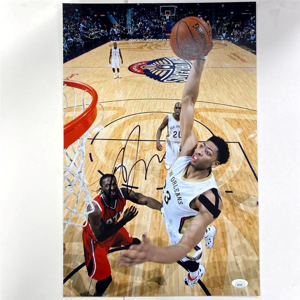 Autographed 12x18 New Orleans Pelicans Photo Anthony Davis JSA Authenticated (1 of 3)