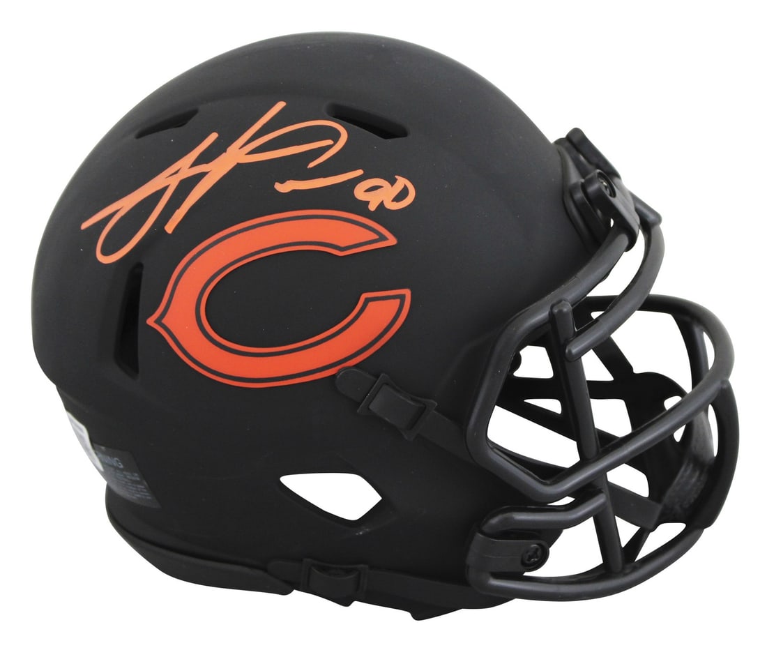 Julius Peppers Signed Chicago Bears Eclipse Mini Helmet BAS Authenticated (1 of 2)