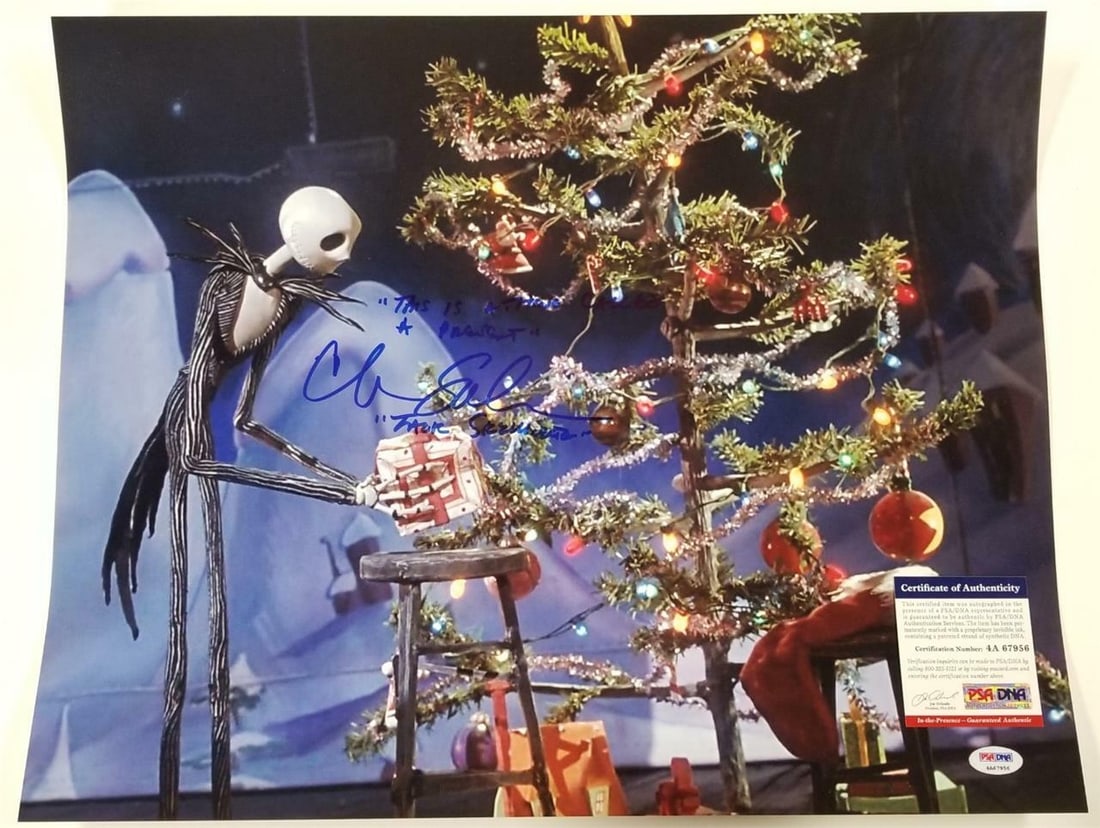 16x20 Photograph Signed by Chris Sarandon with Jack Skellington Quote PSA/DNA (1 of 2)