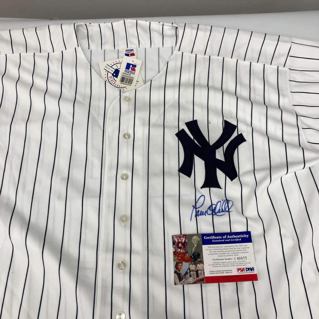 Paul O'Neill Signed Authentic Yankees Jersey PSA DNA COA: Paul O'Neill Signed Authentic Yankees Jersey PSA DNA COA Showcase your passion for baseball with this authentic Paul O'Neill signed New York Yankees jersey. This officially licensed Russell jersey fea