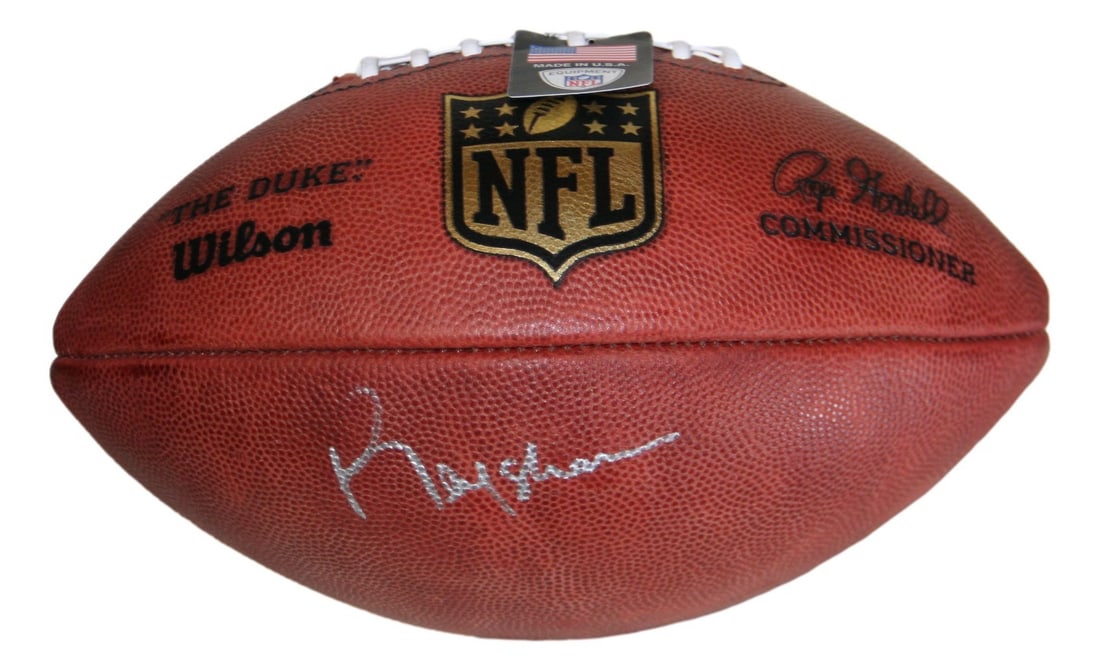 Beckett Authenticated Keyshawn Johnson NFL Leather Football Buccaneers: Beckett Authenticated Keyshawn Johnson NFL Leather Football Buccaneers This official NFL leather football is signed by Keyshawn Johnson and represents the Tampa Bay Buccaneers. The autograph is authen