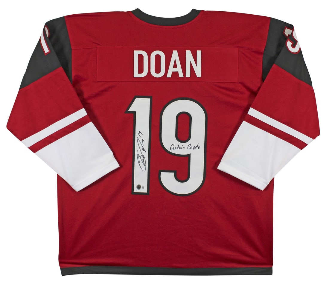 Shane Doan Signed Arizona Coyotes Maroon Jersey Captain Coyote BAS Authenticated (1 of 5)