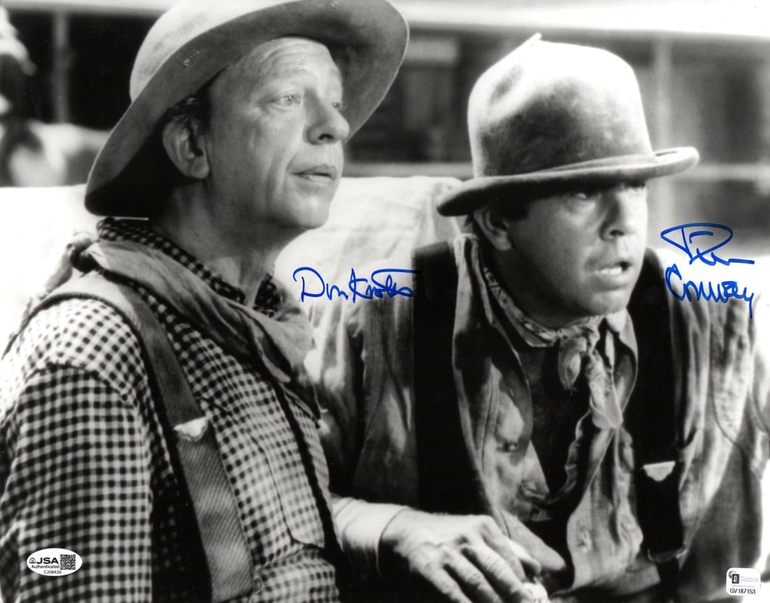 11x14 Photograph Signed by Don Knotts and Tim Conway JSA Authenticated (1 of 2)