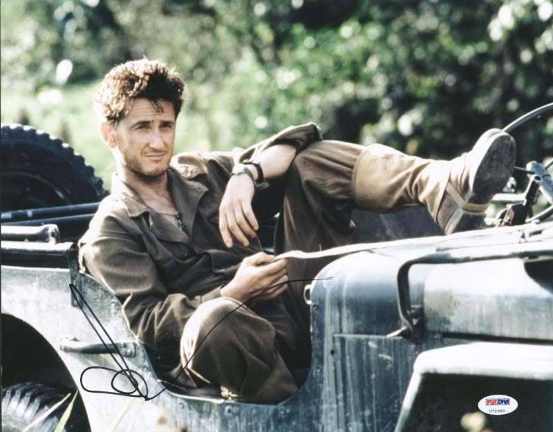 Sean Penn signed 11x14 photograph PSA DNA authenticated (1 of 2)