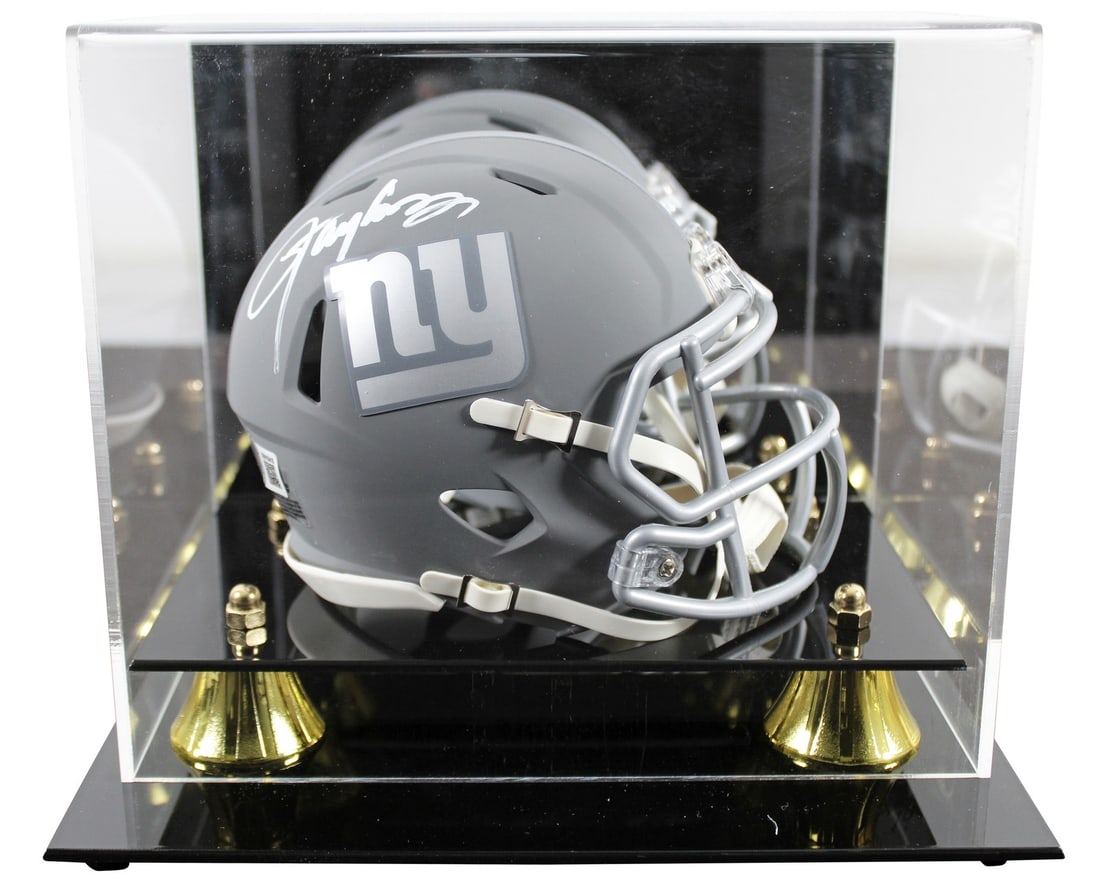 Lawrence Taylor Signed New York Giants Mini Helmet with Beckett Authentication (1 of 3)