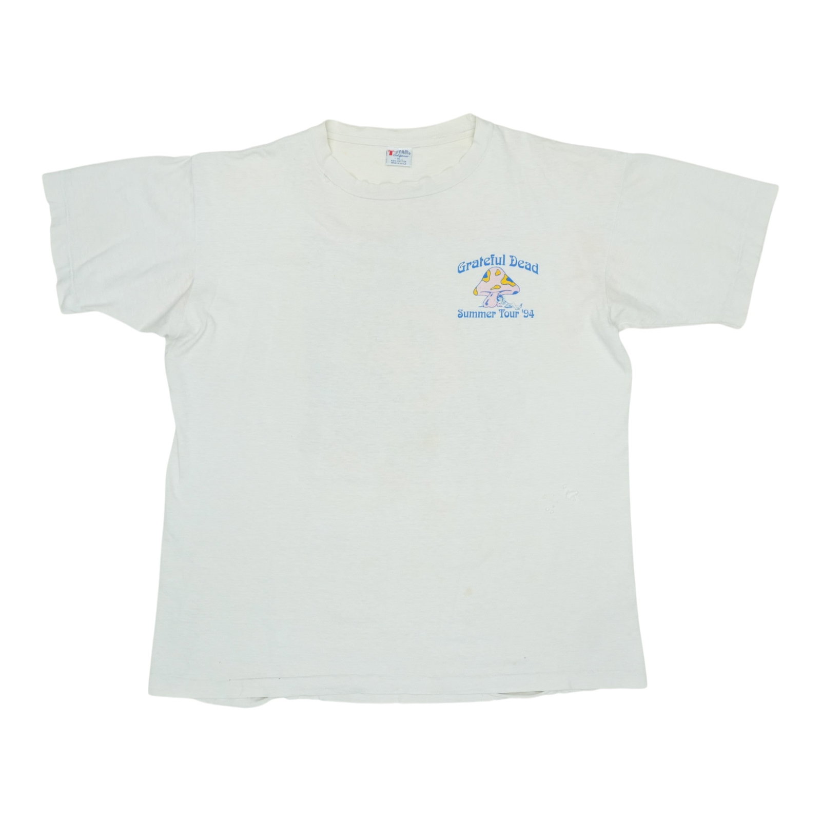 Vintage 1994 Grateful Dead Cotton Summer Tour XL Shirt White: Vintage 1994 Grateful Dead Cotton Summer Tour XL Shirt White This is an original vintage 1994 Grateful Dead Summer Tour shirt featuring graphics on both the front and back. Made from 100% cotton, the 