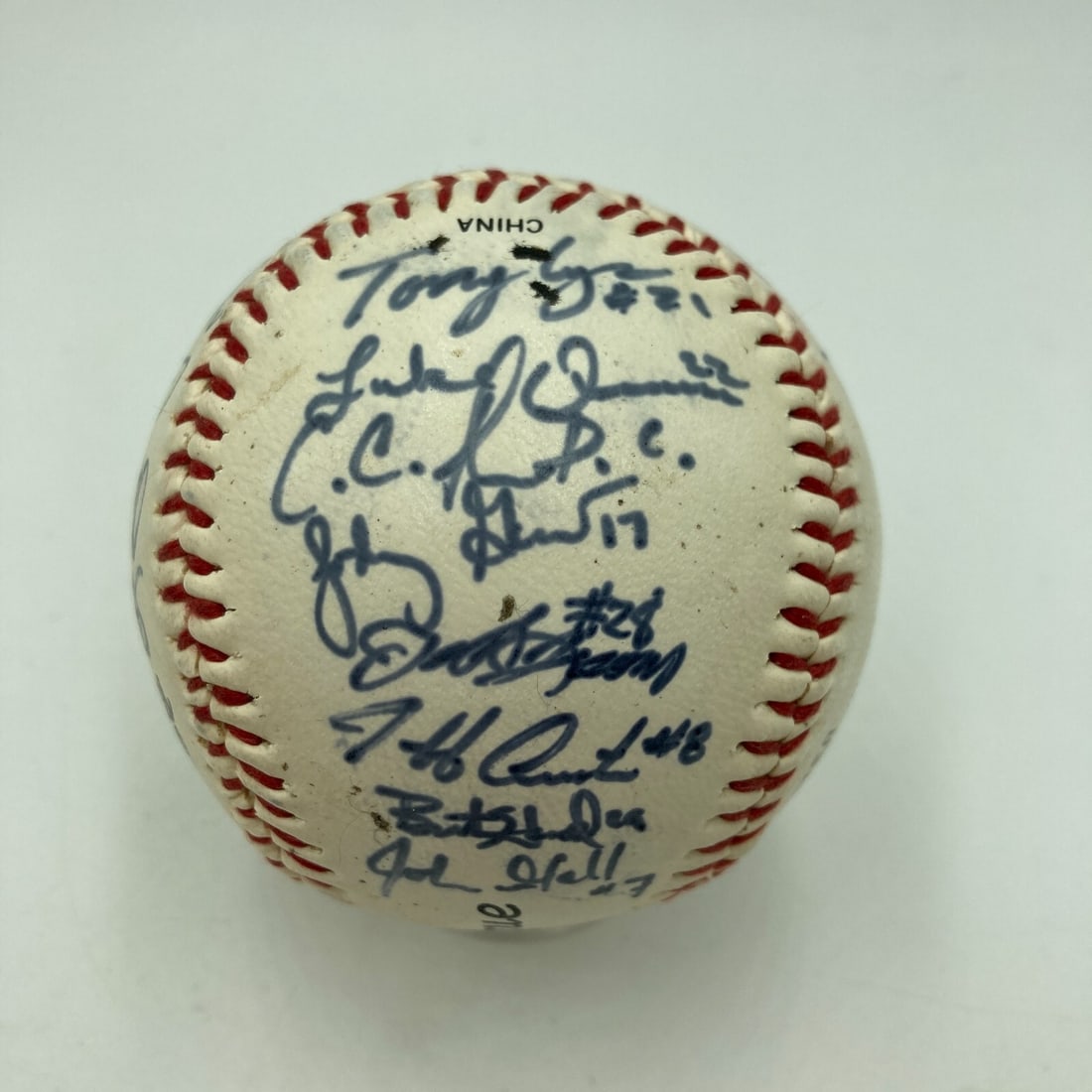 1997 Stanford Cardinal NCAA Champs Team Autographed Baseball (1 of 9)