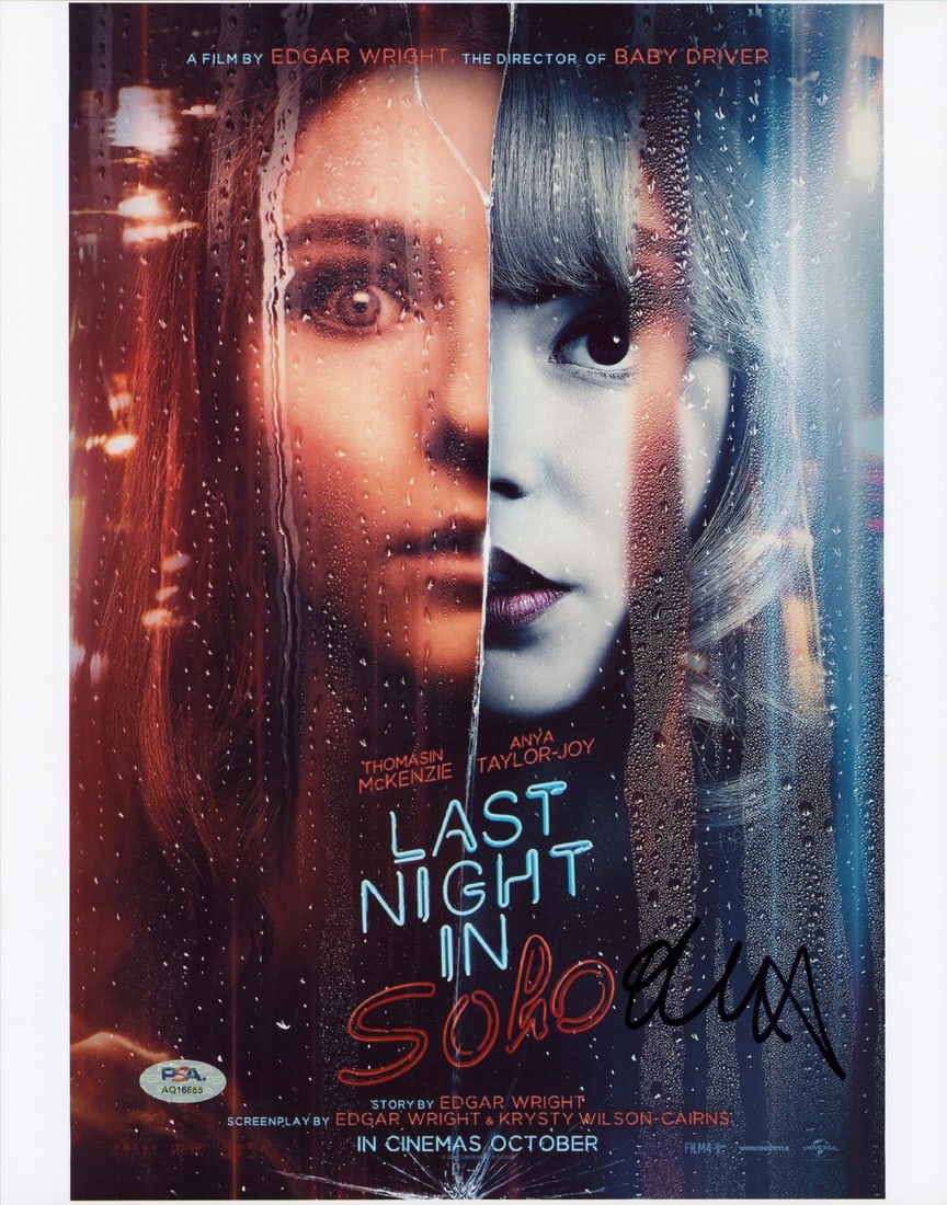 Thomasin McKenzie Signed 11x14 Last Night In Soho Photo PSA DNA Authenticated (1 of 1)
