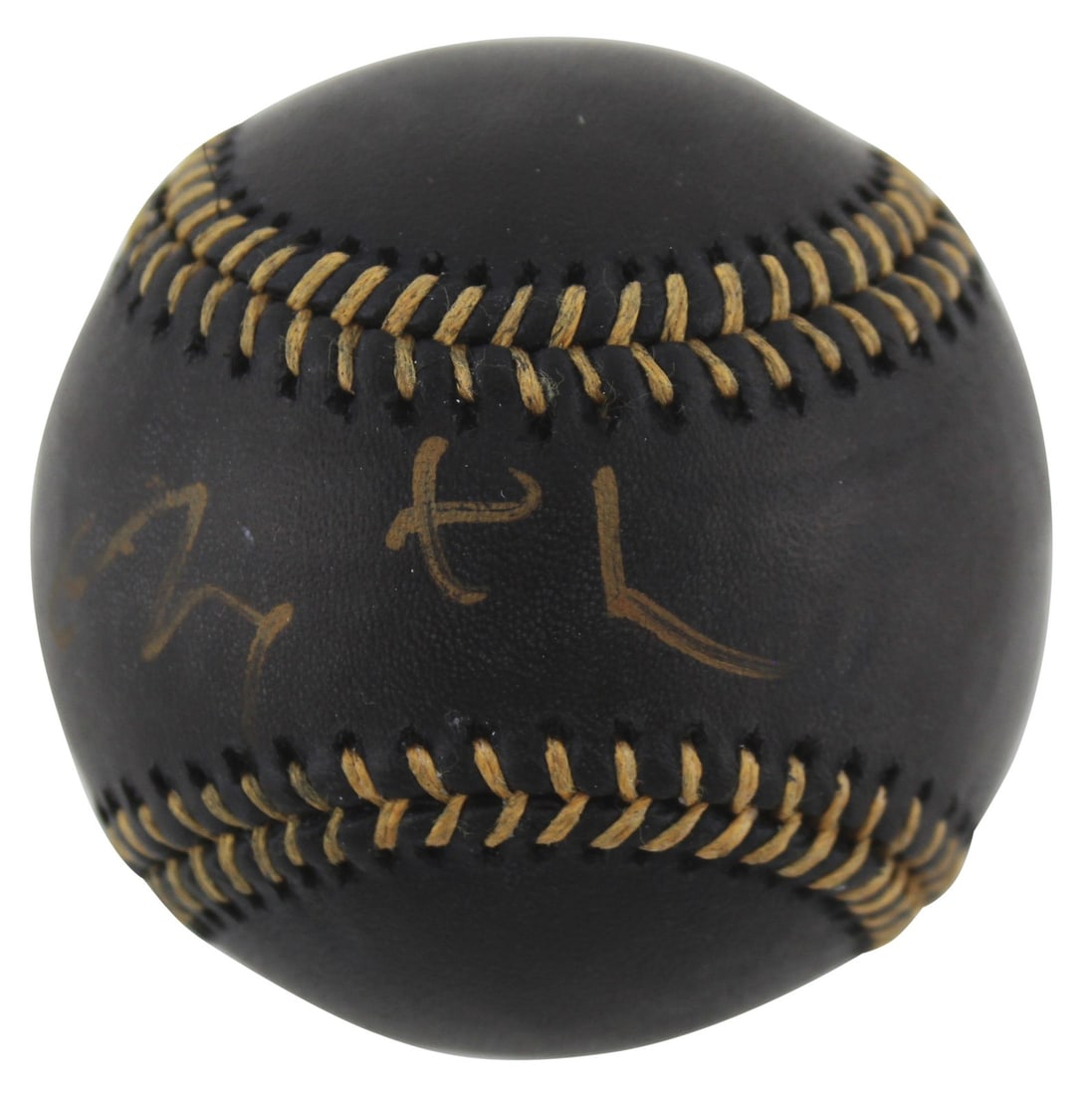 Chevy Chase Autographed Black Baseball Beckett COA Fletch Movie Collectible: Chevy Chase Autographed Black Baseball Beckett COA Fletch Movie Collectible This black OML baseball has been personally signed by Chevy Chase, known for his role in Fletch. The autograph is authentica